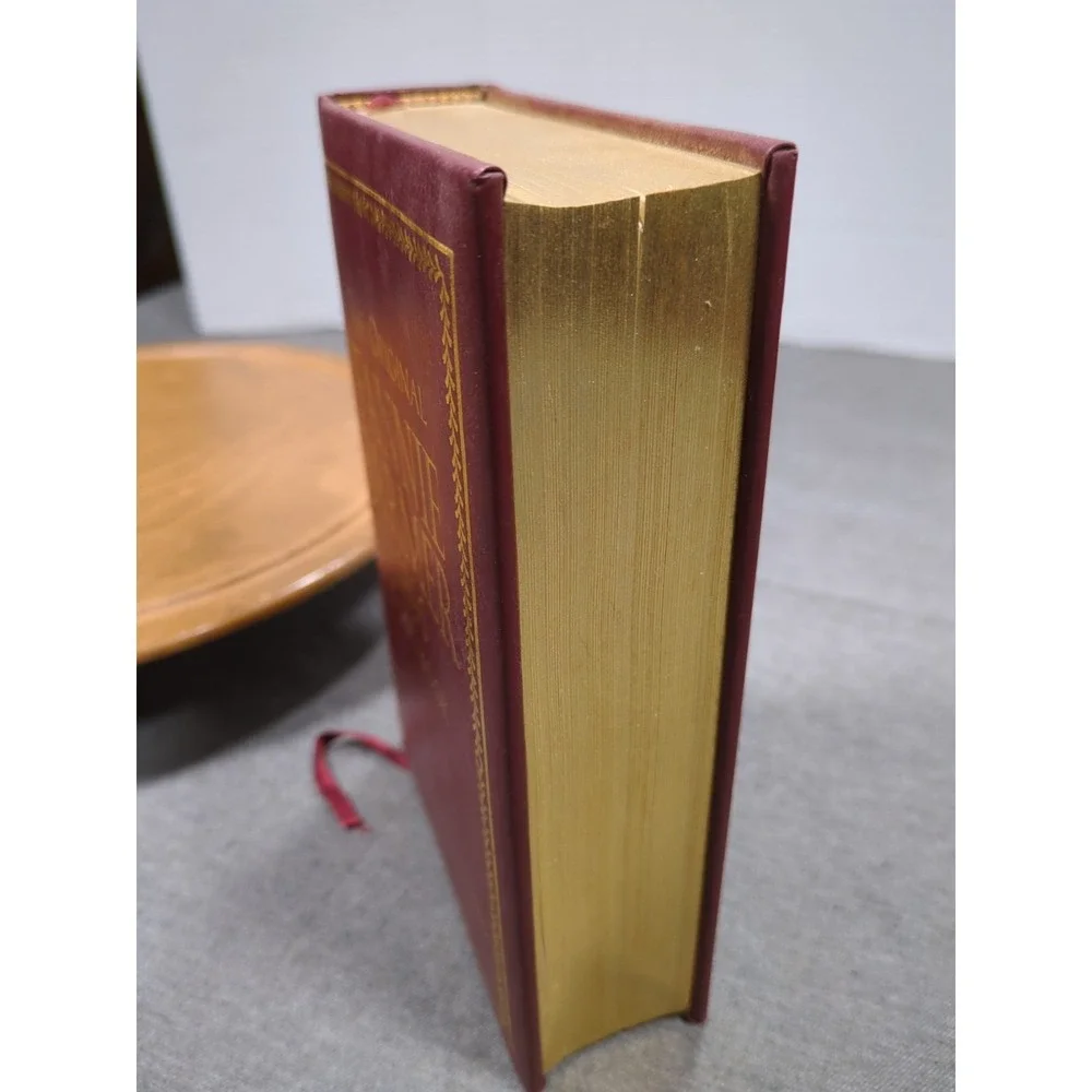 Fannie Farmer Cookbook Leather Bound All Edges Gilt (AEG) 1996 Commemorative Ed.